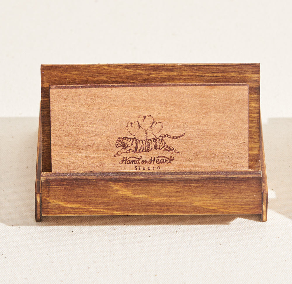 Wooden Card Holder for Credit Card / Visiting cards