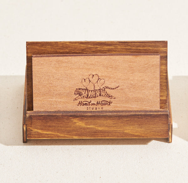 Wooden Card Holder for Credit Card / Visiting cards