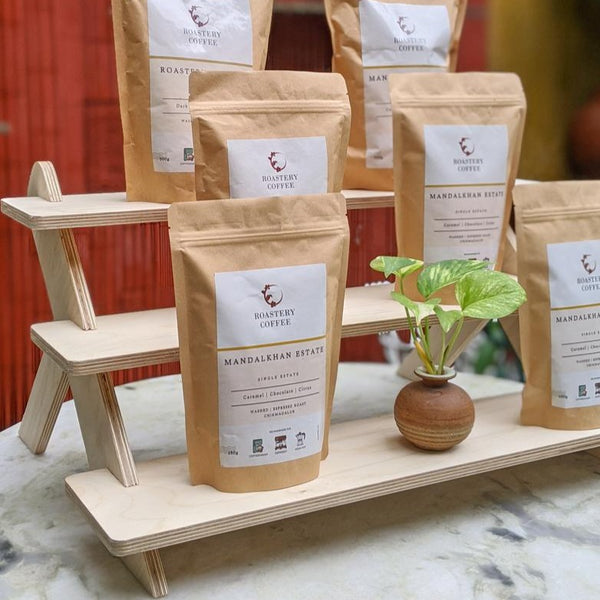 Three Step Wooden Display Stand for Showroom / Shopping Mall / Popup shops / art display