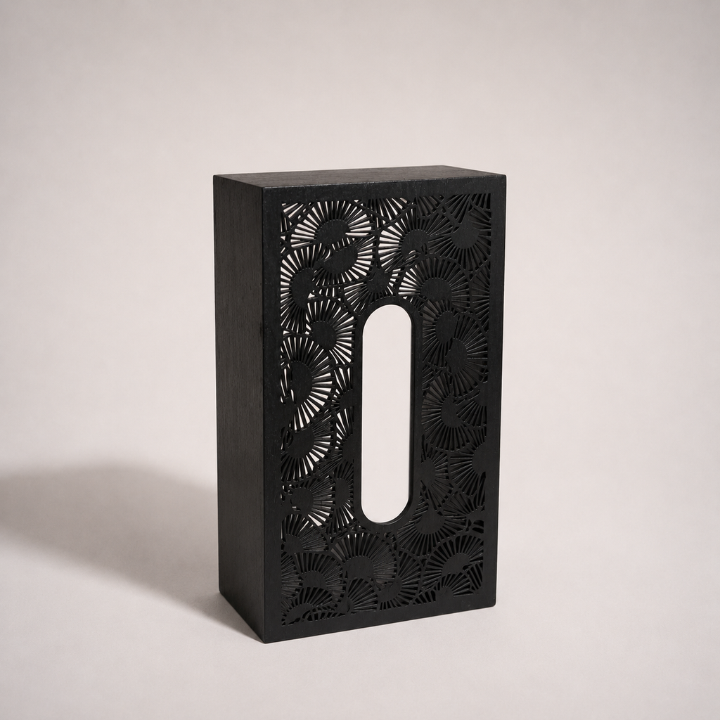 Decorative Wodden Tissue Box Bottom Sliding