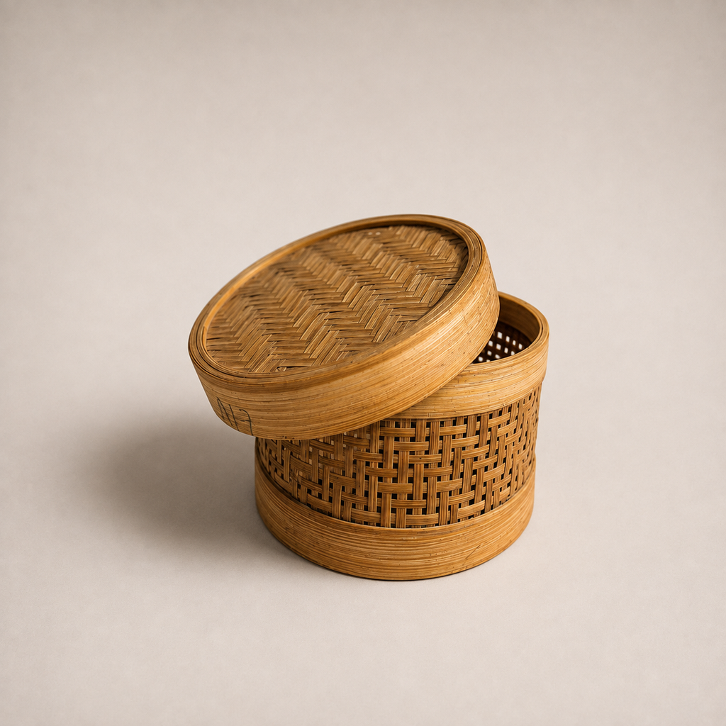Handwoven Bamboo Storage Box