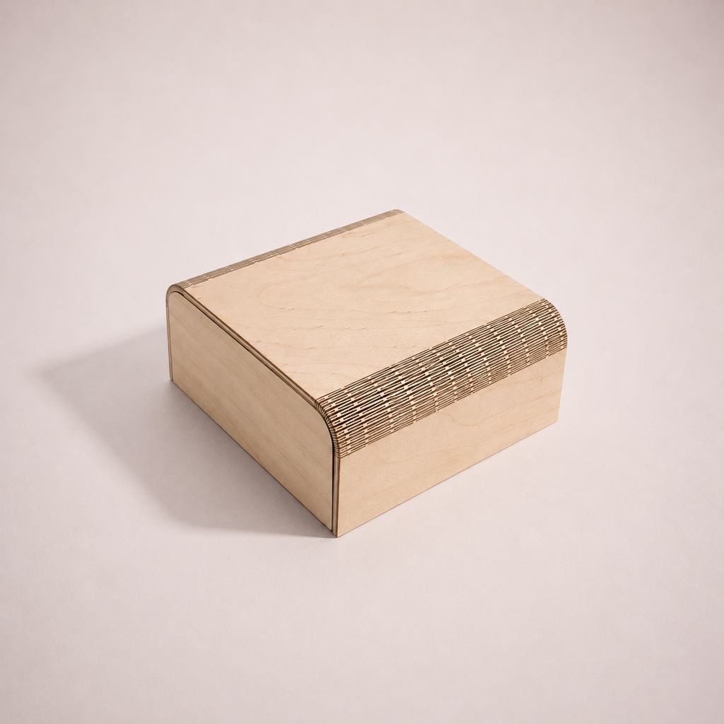 Fold-Lock Magnetic Wooden Box