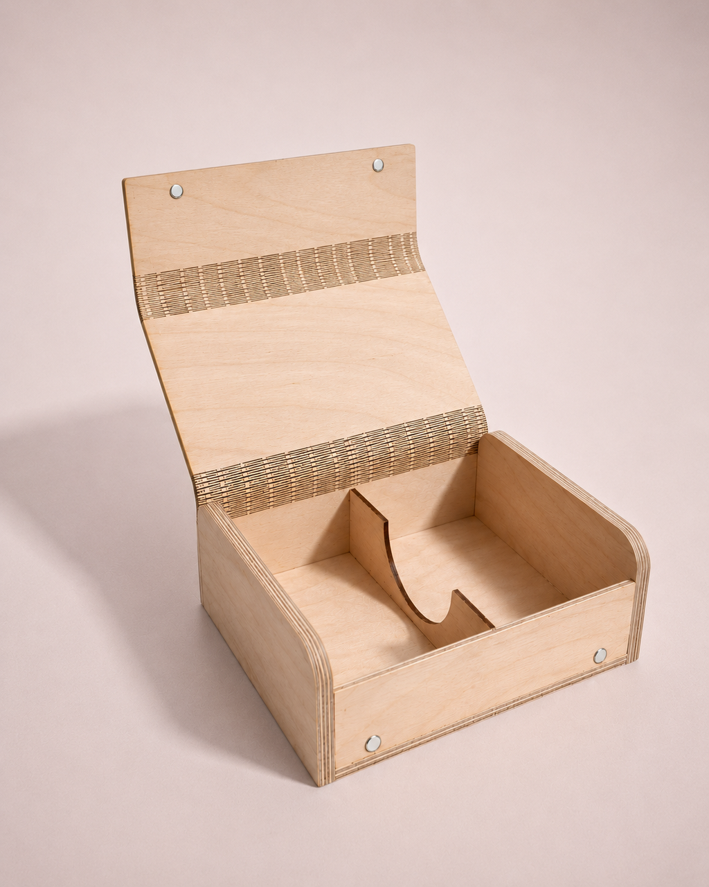 Fold-Lock Magnetic Wooden Box