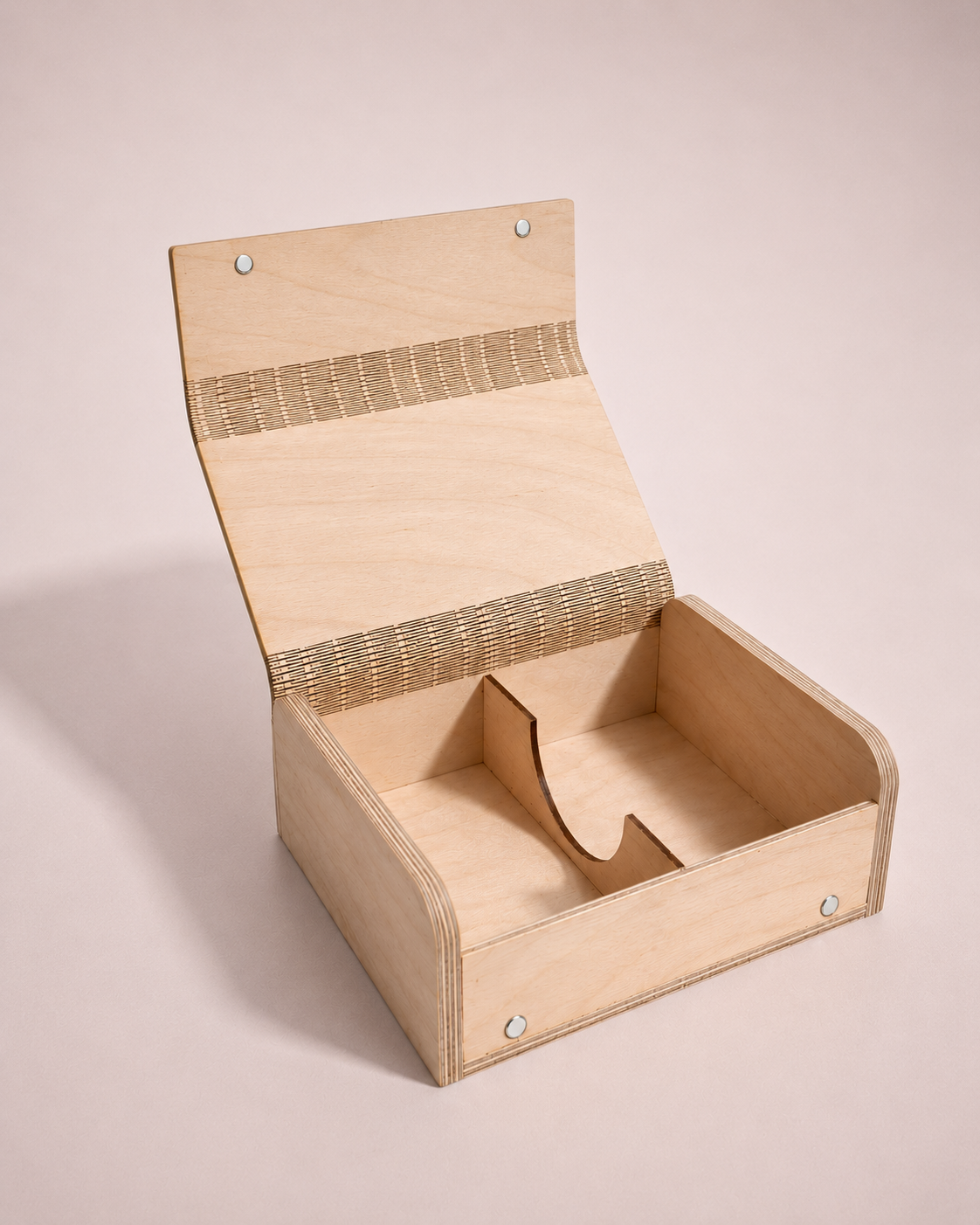 Fold-Lock Magnetic Wooden Box