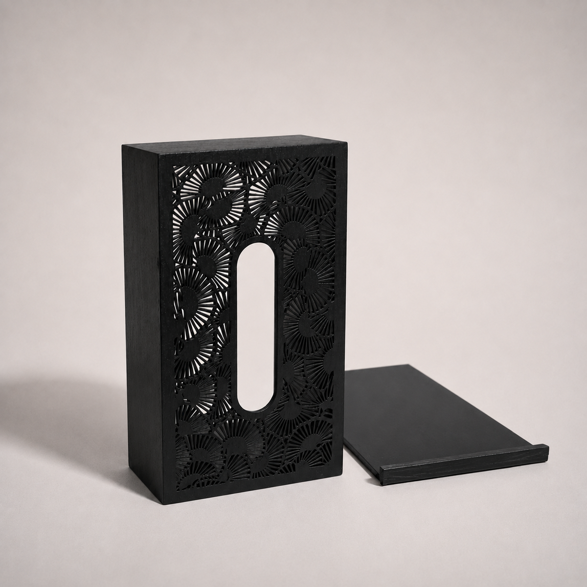 Decorative Wodden Tissue Box Bottom Sliding