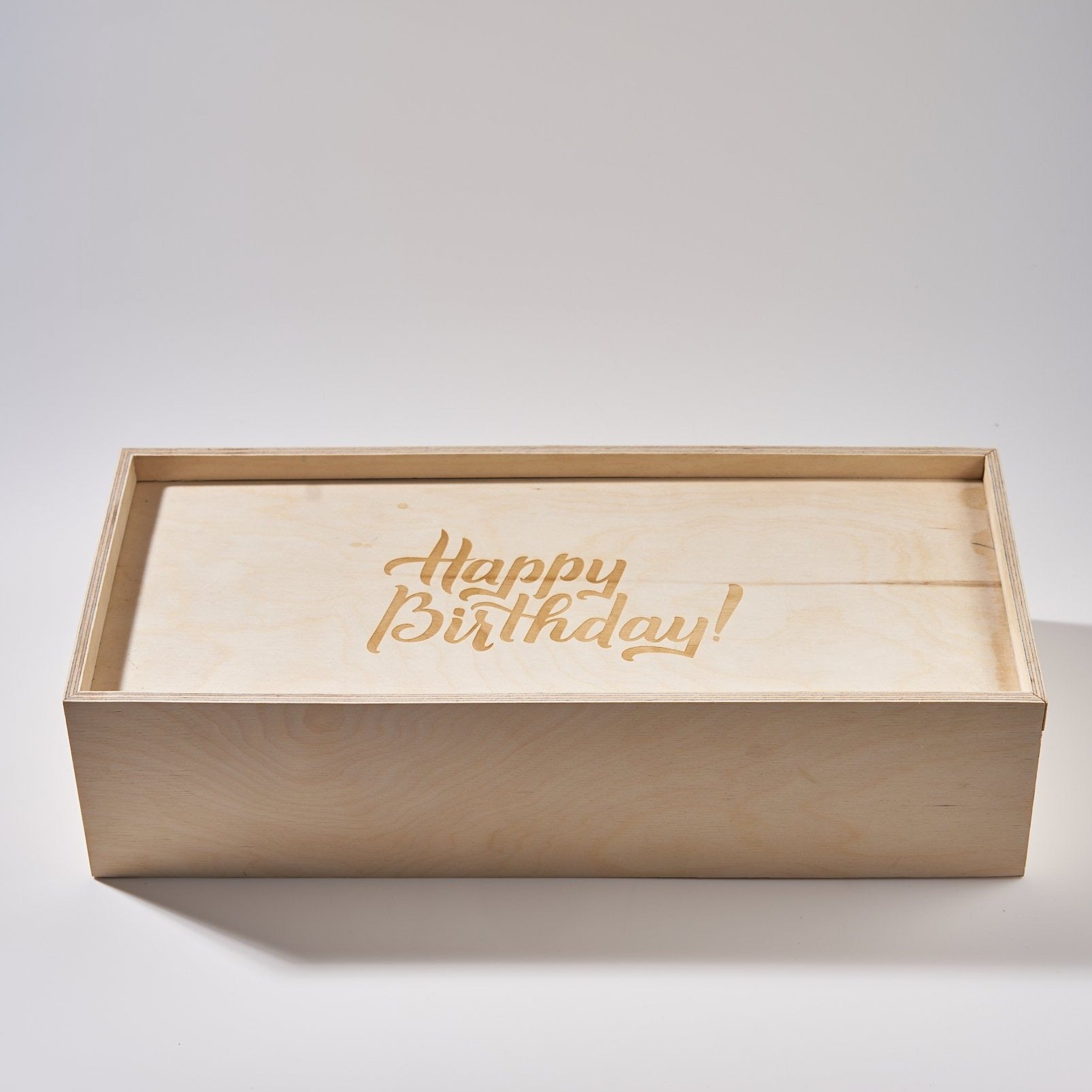 Wine Bottle and Two Glasses Gift Box / Personalized Gifts